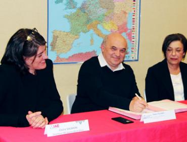 Signature convention franco-italienne